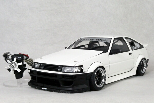 楽天市場】イグニッション モデル 1/18 トヨタ カローラ レビン RWB