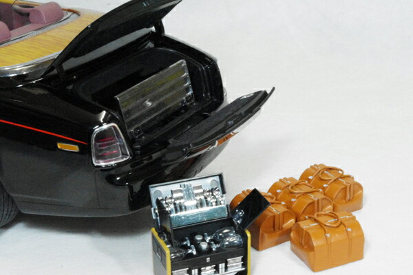 Kyosho1/12ビックスケールロールスロイスファントムドロップヘッドクーペシリーズ2/ダイヤモンドブラック(ボンネットシルバー)、インテリアボルドー