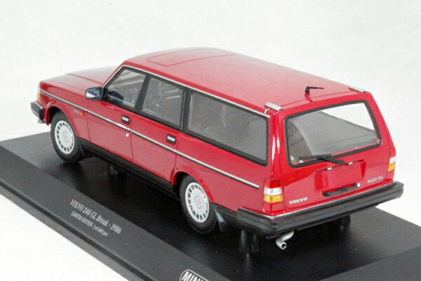 ミニチャンプス 18 スケール ミニカーボルボ 240GL ブレーク 