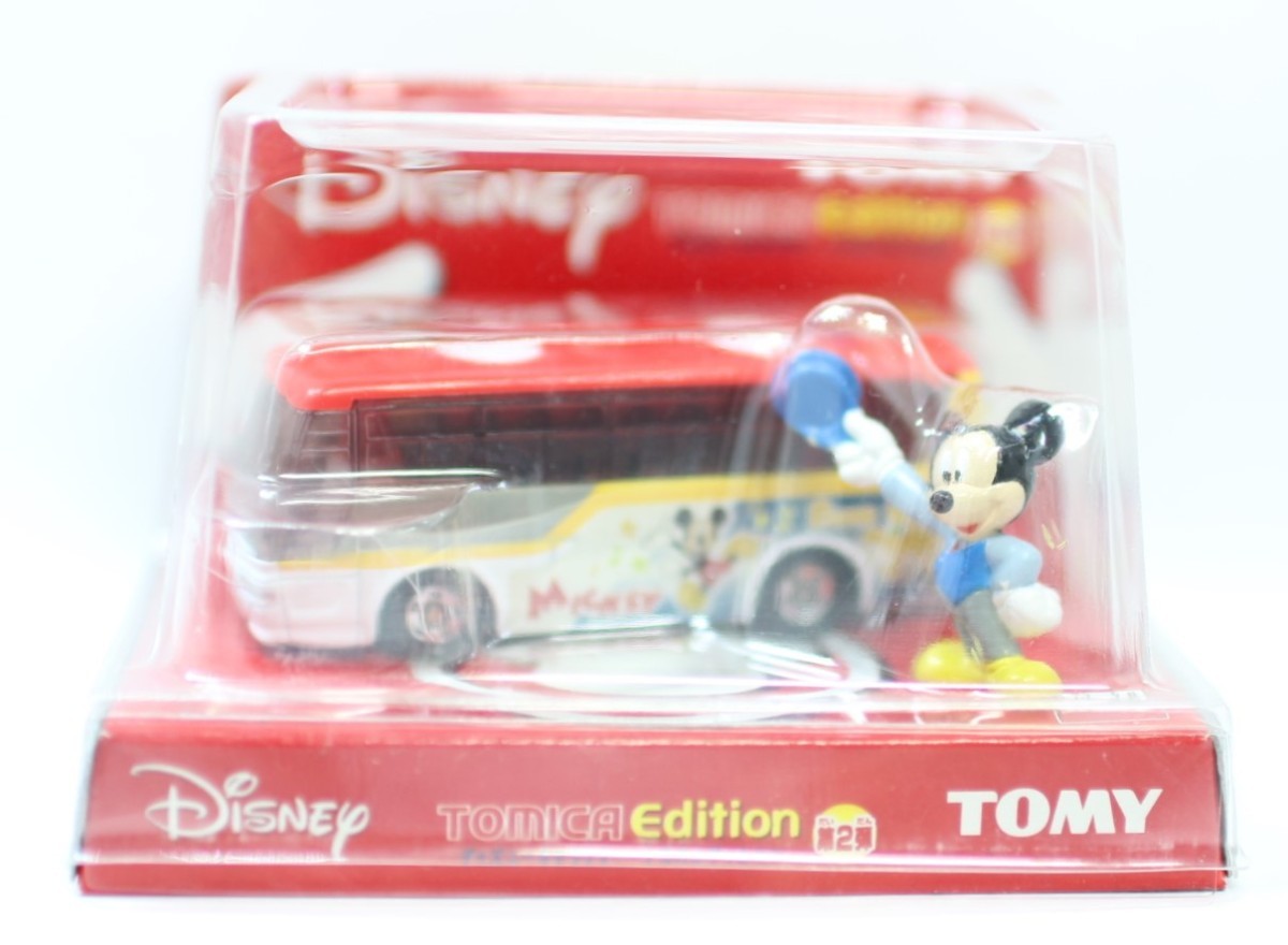 楽天市場 トミカ ディズニー トミカエディション 第2弾 ミッキーのバスドライバー フィギア付き Mini Cars 楽天市場店