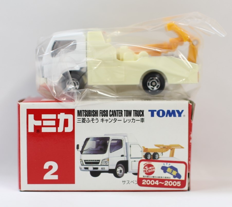 楽天市場 Used トミカ 三菱キャンター レッカー車 サック箱 002 Mini Cars 楽天市場店