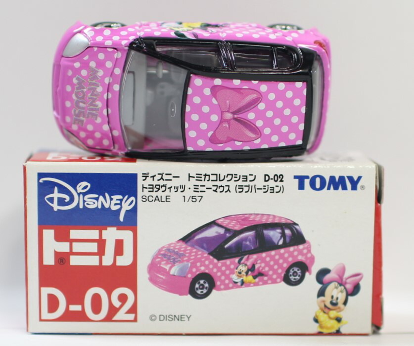 楽天市場 Used ディズニー トミカコレクション D 02 トヨタヴィッツ ミニーマウス ラブバージョン Mini Cars 楽天市場店