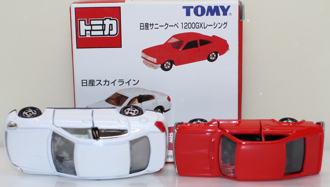 楽天市場】トミカミュージアム レースカー館 日産 サニークーペ 1200GX