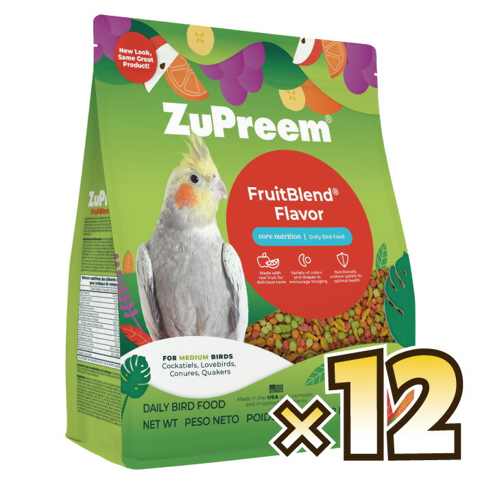 楽天市場】ズプリーム (ZuPreem) フルーツブレンド M オカメインコ
