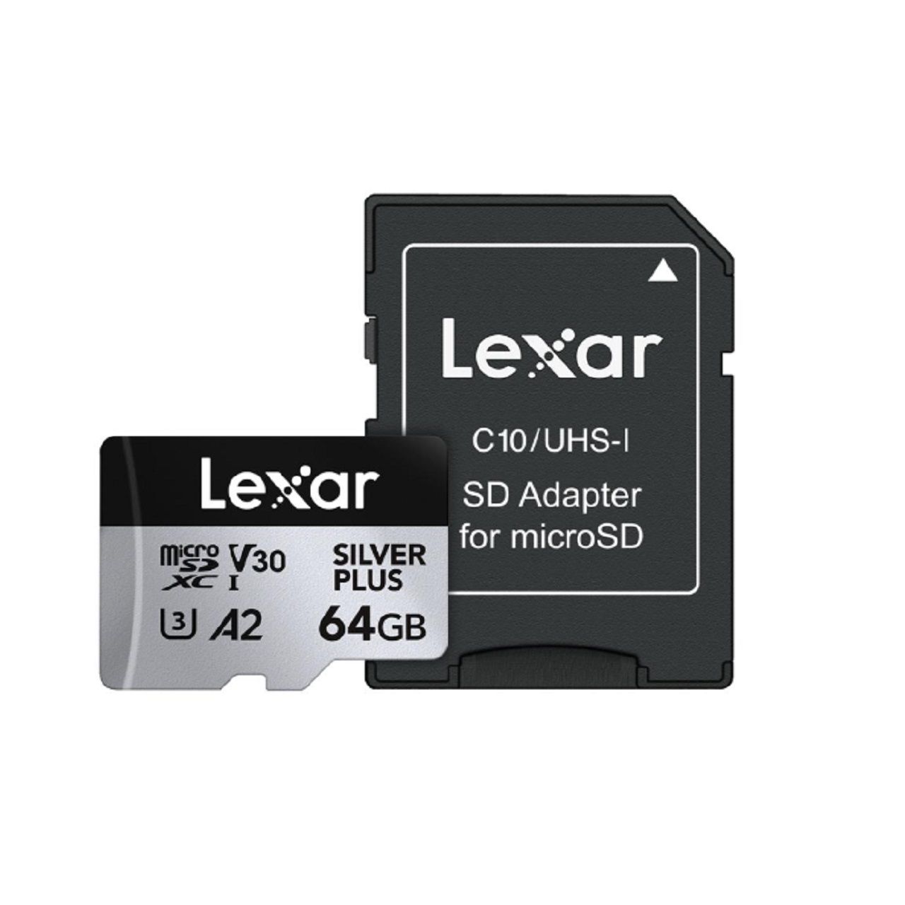 Lexar microSD silverplus 64GB LMSSIPL06 定め事品 LMSSIPL064G-BNANJ 4895217908623 レキサー 国内定め事品 SD歌留多 高耐久 高速道路移らす 高画質