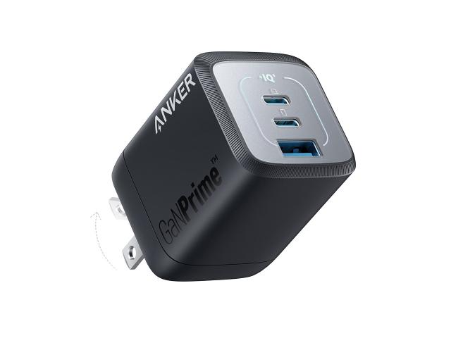 [在庫処分]アンカー Anker Prime Wall Charger (67W, 3 ports, GaN) ブラック 充電器 チャージャー アダプター 3ポート 3台同時 USB-C USB-A A2669N11||