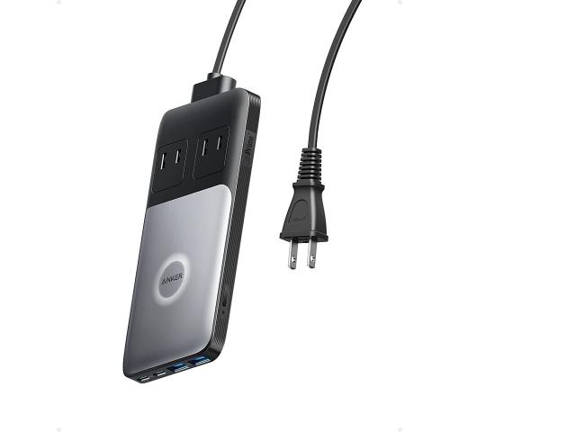[店卸し資産取り計らう] 船掛かりAnker 727 Charging Station (GaNPrime 100W) 差し込み差込口 2口 給電こしき USB-A 2界面 手っとり早い申し受ける 吊りひも ワット数 A9126NF1