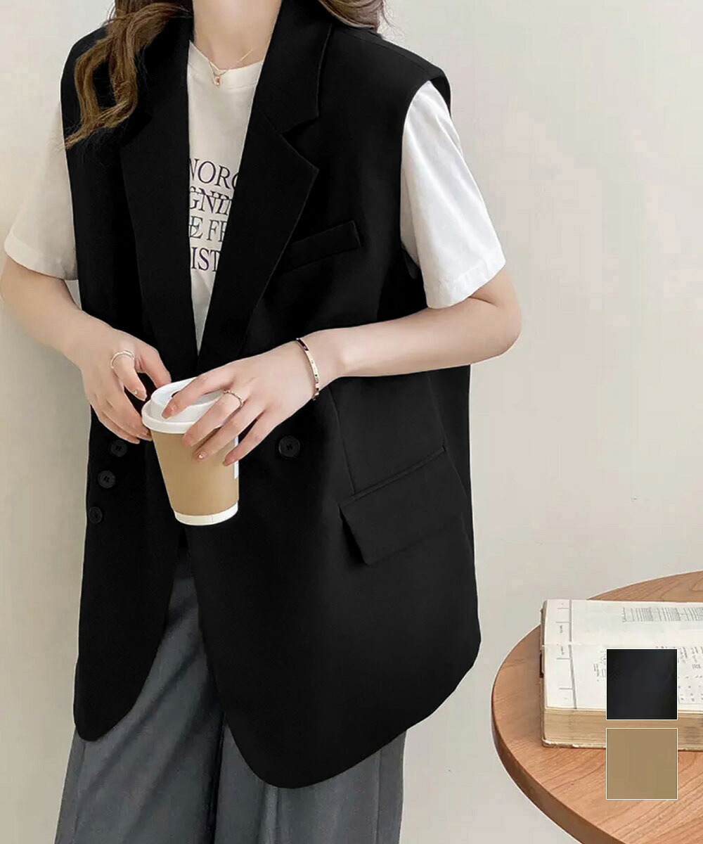 LOVELESS ネイビーコンケープド ダブルジャケット ラブレス ジャケット