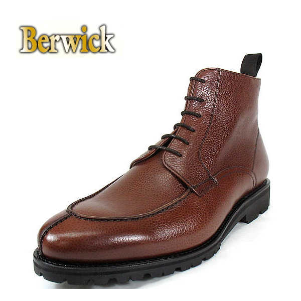 【楽天市場】 バーウィック Berwickブーツ メンズ Uチップ 953 ブラウンビブラムモンターニャソール スペイン製 ブランド 革靴