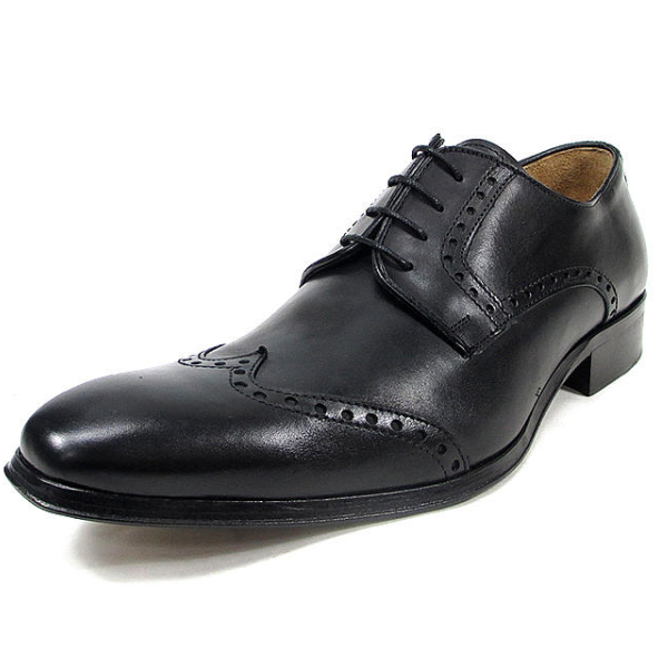 【楽天市場】 イタリア製 靴 LIVAGIONE リバジオーネ 106 ブラック ウィングチップ ビジネスシューズ 本革 黒 メンズ 男性用