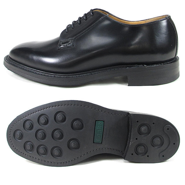 【楽天市場】 ローク ビジネスシューズ LOAKE WAVERLEY ブラック Made in ENGLAND メンズ プレーントゥ 靴 革靴