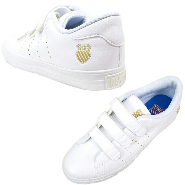 楽天市場 ケースイス K Swiss スニーカー メンズ Kswiss K Swiss Ks Spu43 Multi Court3 V 3 Vnz ホワイト ゴールド スニーカー ローカット Men S Sneaker 白 スニーカ Minimonkey スニーカー ブーツ
