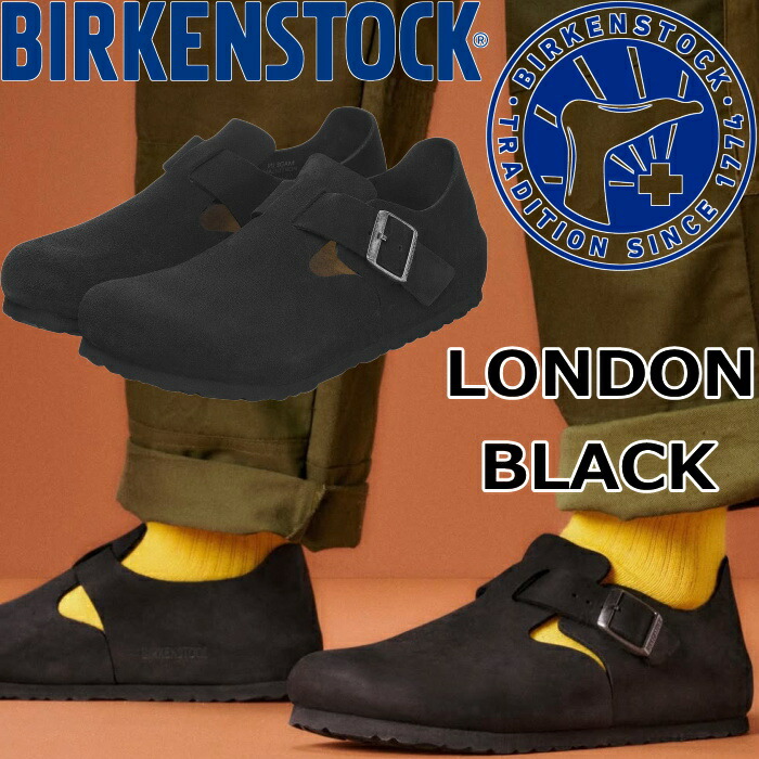 ビルケンシュトック ロンドン BIRKENSTOCK LONDON 1028103 ブラック レギュラー クロッグサンダル メンズ サンダル クロッグ レディース スリッポン アウトドア ルームシューズ ポルトガル製 正規品 送料無料 12時までは当日配送