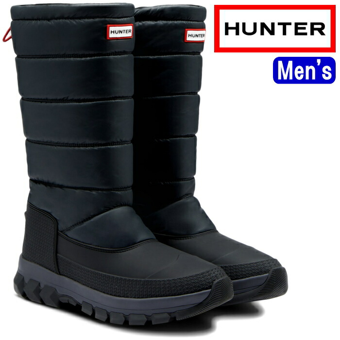 エントリーでポイント最大44倍 メンズ 正規品 ハンター スノーブーツ 秋冬新作靴 トール Mft9117wwu Hunter ブーツ Mens Original Insulated Tall Snow Boots オリジナル インシュレイティド レインブーツ メンズ 長靴 防水 正規品 送料無料 秋冬新作