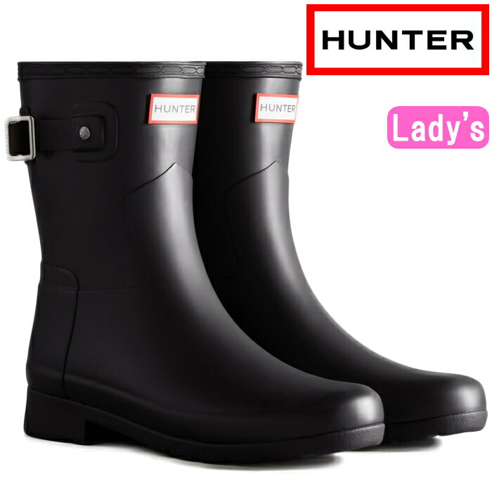 【お買い物マラソンポイント最大10倍】 ハンター レインブーツ ショート レディース WFS2200RMA HUNTER 国内正規品 WOMENS REFINED SLIM FIT SHORT WELLINGTON BOOTS リファインド スリム フィット ウェリントン ブーツ 長靴 防水 ラバーブーツ ロングブーツ 送料無料|MiniMonkey スニーカー&ブーツ