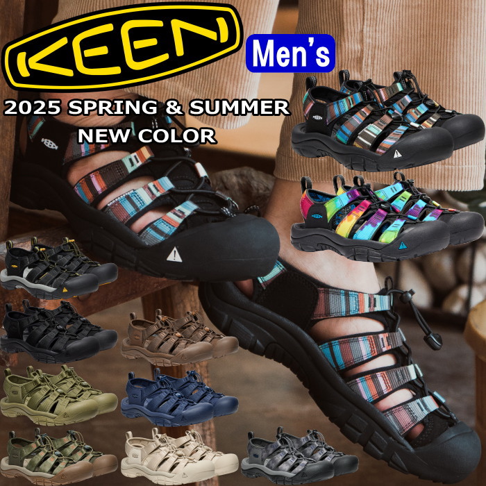 KEEN キーン サンダル メンズ 27cm スポーツ ニューポート 青 柄 キーン ニューポート H2 22.5cm~25.5cm サンダル 19カラー │Z