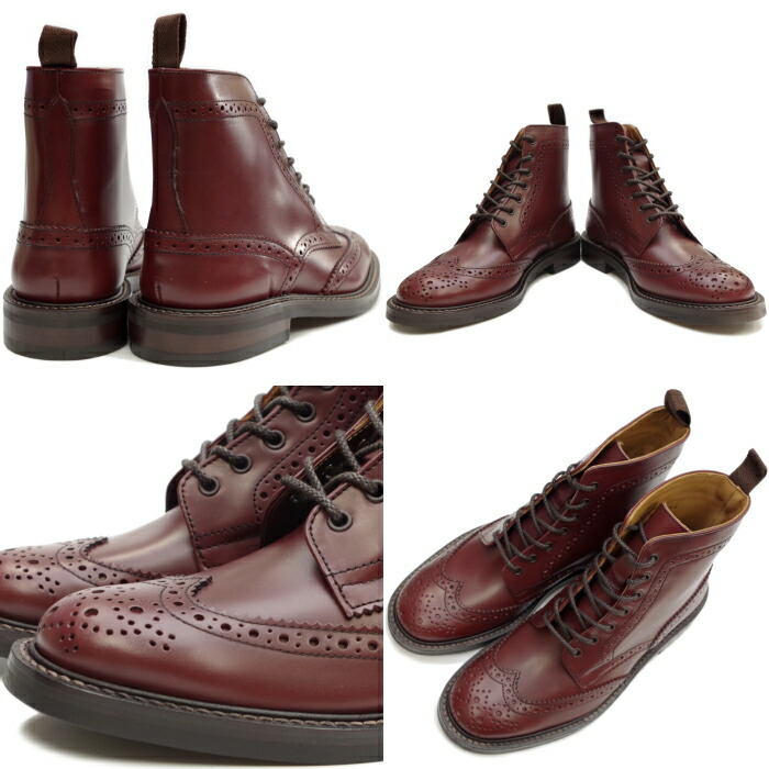 Locking Shoes Wingtip ロッキングシューズ By Footmonkey フットモンキー メンズ カントリーブーツ Wingtip メンズ靴 Boots 916 ワイン メンズ ウィングチップブーツ 日本製 送料無料 Minimonkey スニーカー ブーツフットモンキー オリジナル ウィングチップ