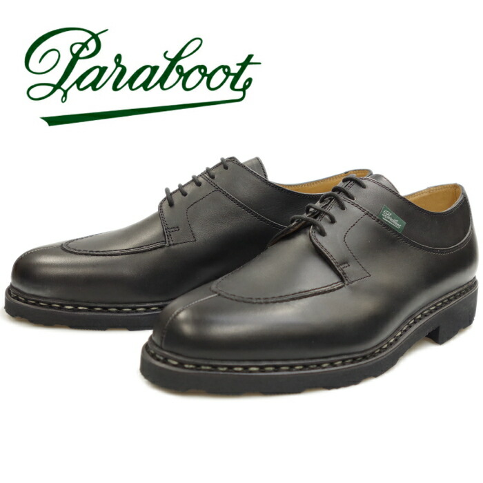 パラブーツ アヴィニョン PARABOOT AVIGNON 705109 ブラック TIROLEAN SHOES チロリアンシューズ メンズ ブーツ 防水 カジュアル レザー フランス製 送料無料 2020春夏新作 12時までは当日配送