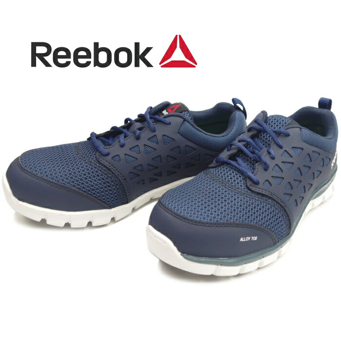 楽天市場 リーボック スニーカー メンズ Reebok Rb4043 Sublite Work ネイビー ワークシューズ 安全靴 軽量 ローカット 送料無料 18秋冬新作 あす楽対応 Minimonkey スニーカー ブーツ