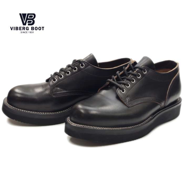 ヴァイバーグ VIBERG OLD OXFORD ブラッククロムエクセル ワークブーツ