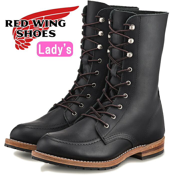 レッドウィング ブーツ レディース 本革 RED WING 3430 ［Black \