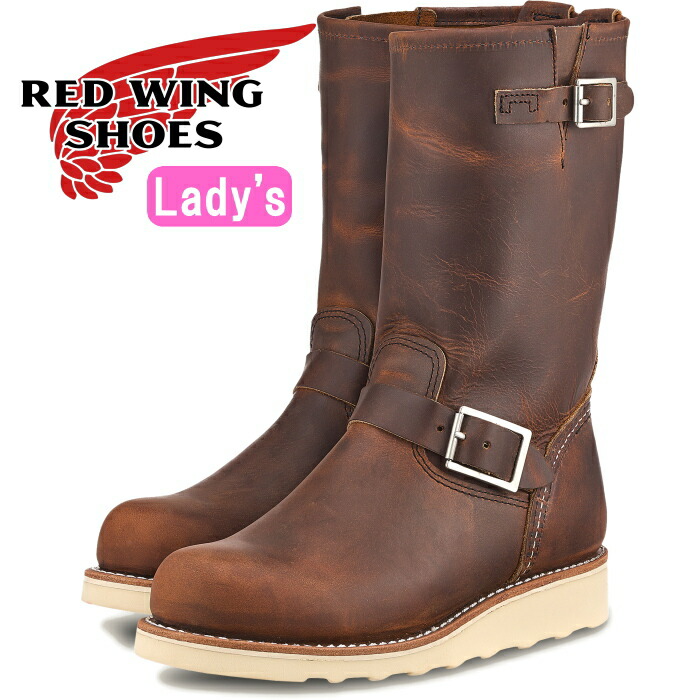 レッドウィング Women S 春夏新作 本革 ブーツ レディース Rough ラウンドトゥ 正規品 Redwing 本革 ラフ タフ ブラウン プレーントゥ エンジニア ウィメンズ レッド ウィング 茶 選べる純正ケア用品1点付 レッドウィング ブーツ レディース 本革 Red Wing 3471
