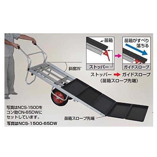コン助専用苗箱スロープ アタッチメント NCS-1500 CN-65DW セット品 2輪 ハラックス