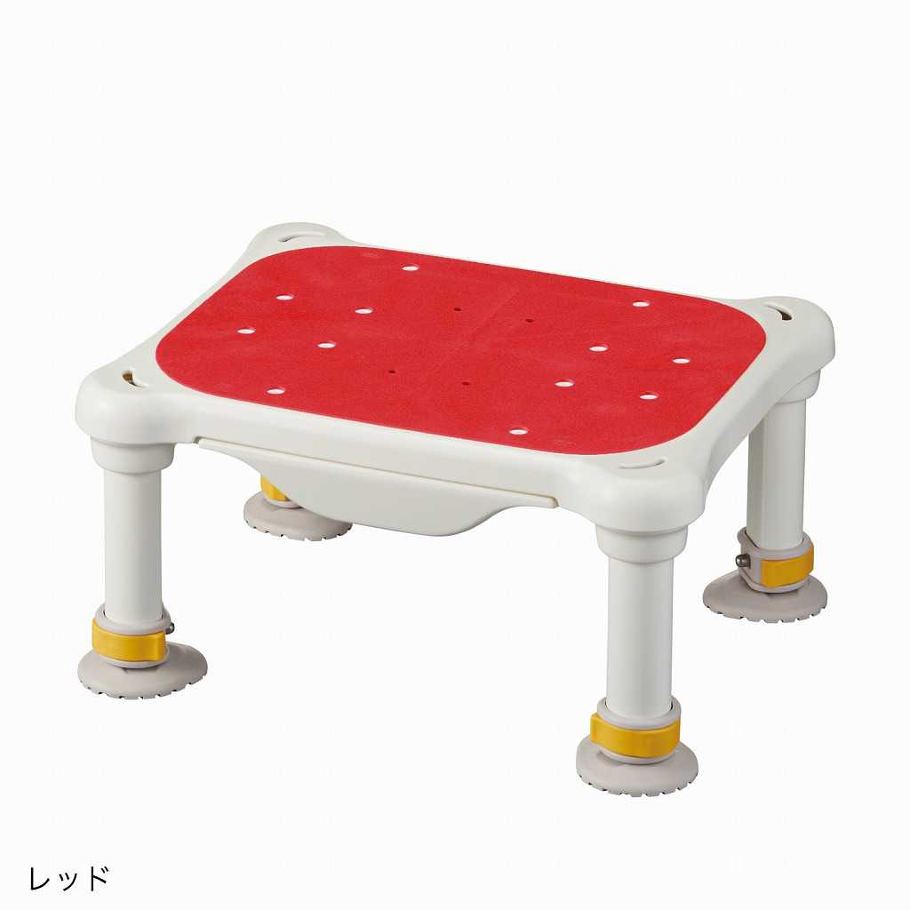 軽量浴槽台 すべり止めシートタイプ ミニ 12-20 レッド 536-570 アロン化成|介護ミニロク 店
