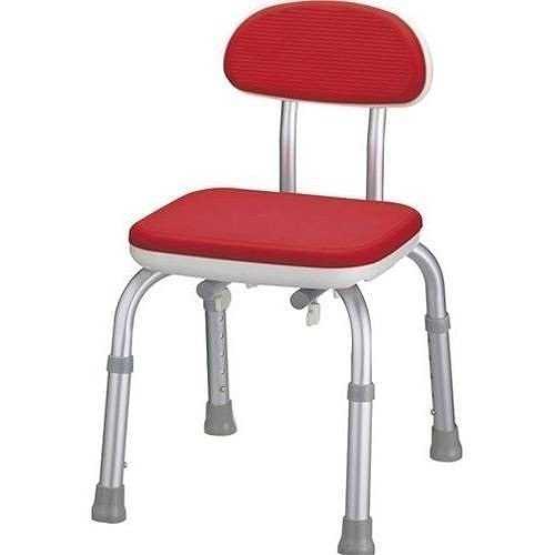 安寿 シャワーチェア 介護 背付シャワーベンチMini レッド 536-172 アロン化成 介護用