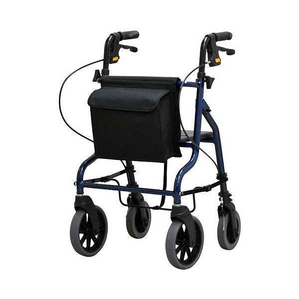 介護 屋内 屋外 歩行車 シルバーカー セーフティーアーム ロレータポケット 紺 RS5470 イーストアイ 歩行器 手押し車 老人用 高齢者 押し車 シニアカート