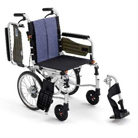 車椅子 ジターン 多機能タイプ JTN-4 介助式 ヘザーブルー S-16 ミキ|介護ミニロク 店