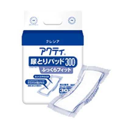 アクティ尿とりパッド300 ふっくら相応う 30枚×6袋入 84707 日本製紙クレシア