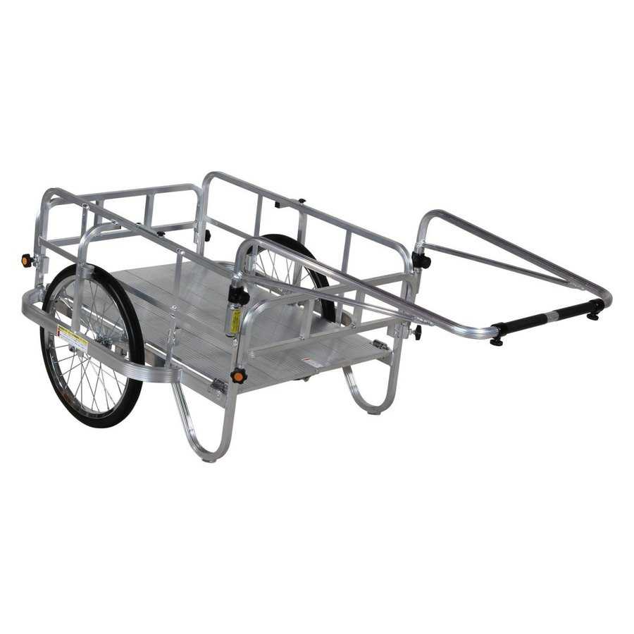 コンパック 軽銀製 折りたたみ式リヤカー HC-906N ハラックス リヤカー-ガーデニング・農業