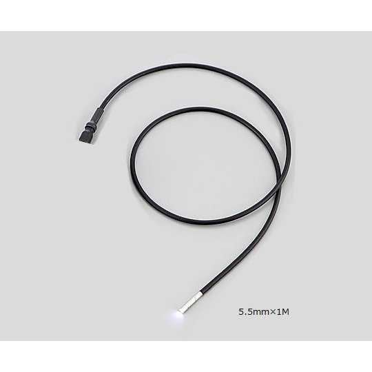 ファイバースコープ交換用 ケーブル レンズ付き 3.9mm×1M アズワン