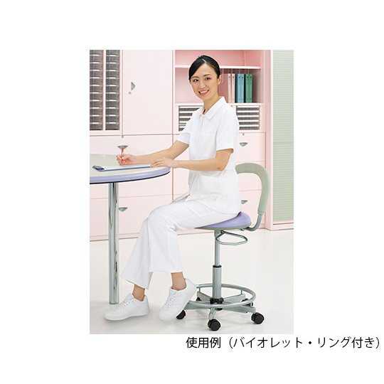 ナビチェアーIIブルー 脚部リング付き NVC2-SRBL ナビス