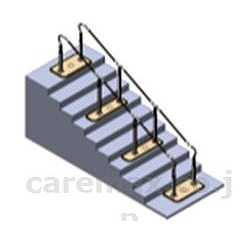 歩行サポート手すりスムーディ ロング3460伸縮タイプ 両手すり XPN-L80620 パナソニック