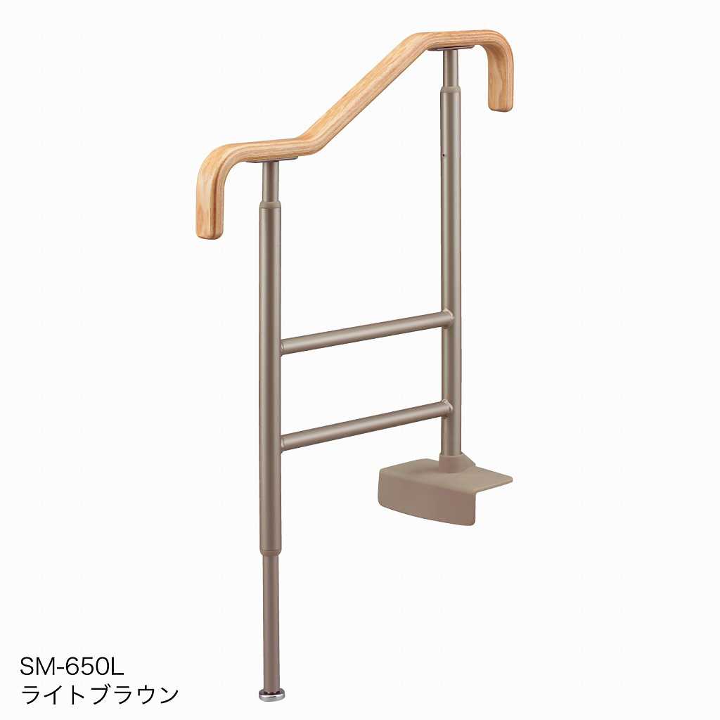 上がりかまち用手摺り SM-950L 赤銅色 531-062 アロン化成