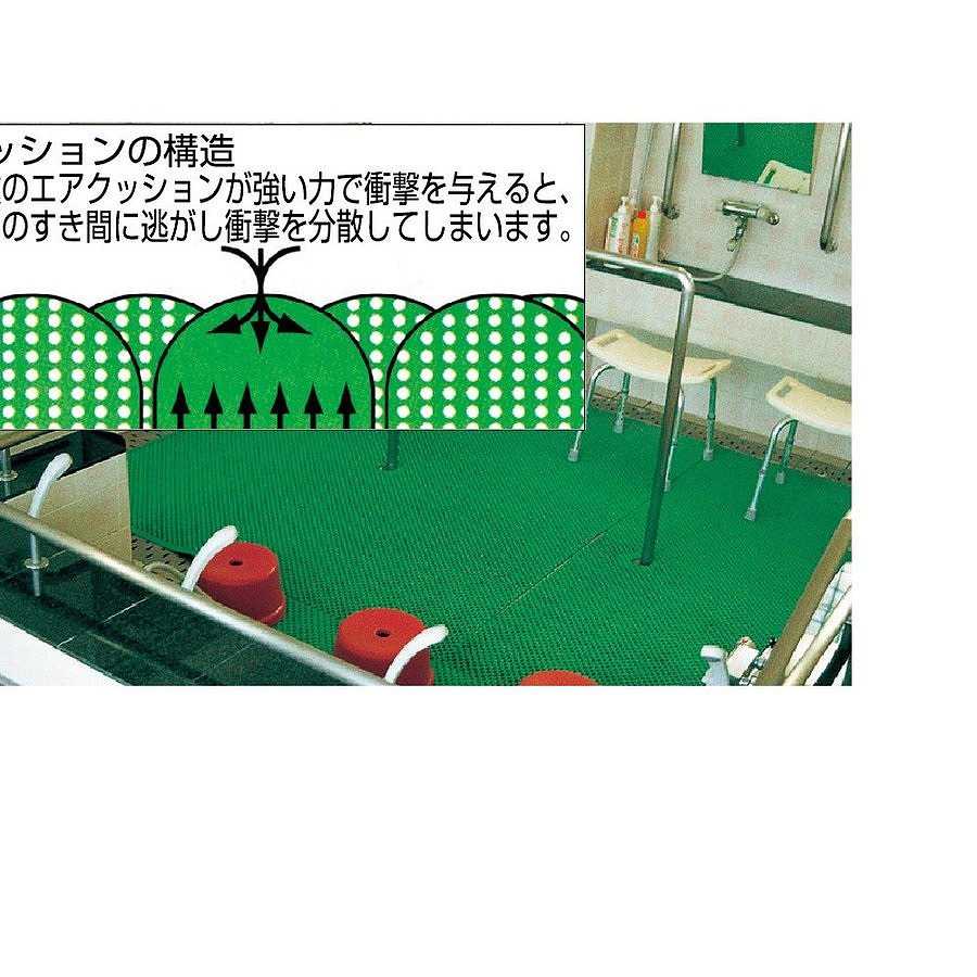 スーパーバイオマット 1m×1m ライトグリーン<ウィズ>