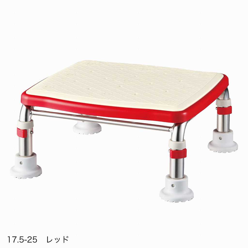 ステンレス製浴槽台Rジャストソフト 12-15 レッド 536-501 アロン化成|介護ミニロク 店