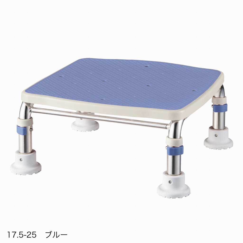 ステンレス製浴槽台Rジャスト 17.5-25 ブルー 536-497 アロン化成｜介護ミニロク 店