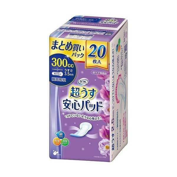 ケース販売 リフレ 超うす安心パッド まとめ買いパック 300cc×18個 17970→18421 20枚 リブドゥコーポレーション 16,228円