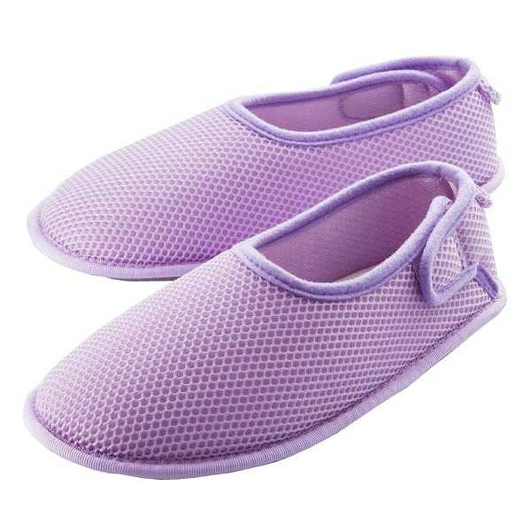 容れもの売りわたす 鼻歌を歌うStep 院内シューズ 男女兼用×24個/RH-001 S パープル ライトアベイル