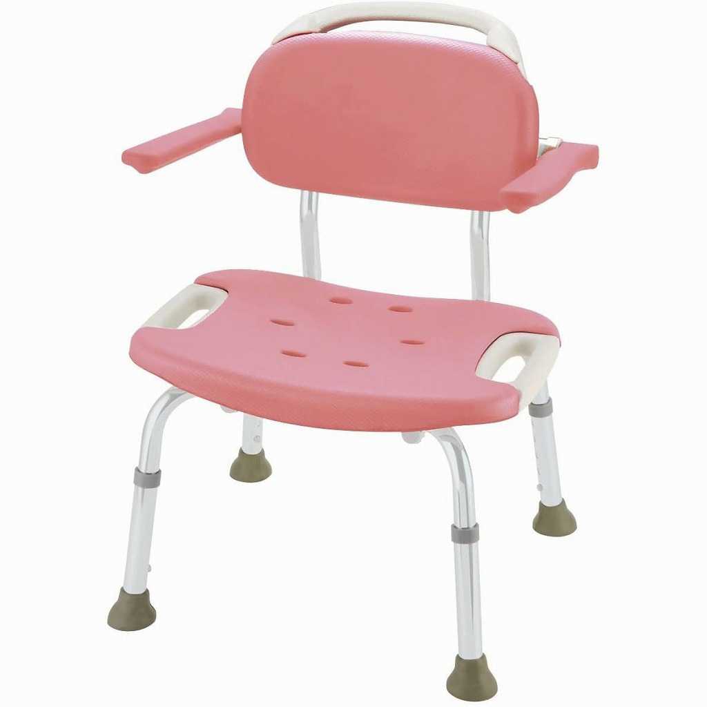 やわらかシャワーチェア 肘掛付ワイド/49351 ピンク リッチェル｜介護ミニロク 店 15,392円