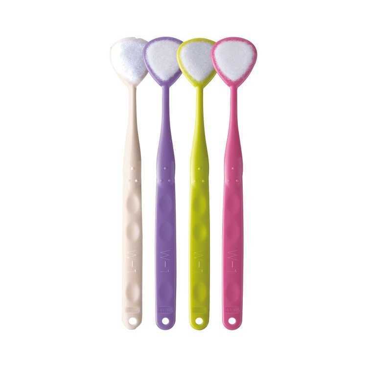 54%OFF!】 舌用ブラシ W-1 ダブルワン 抗菌タイプ イエロー×5本