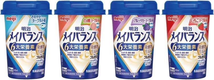 まとめ買いお得 介護食 メイバランス Miniカップﾟ アソート 発酵乳仕込み 4種各6個 計24個 明治 栄養 補助食品 高齢者 食欲不振 介護食品