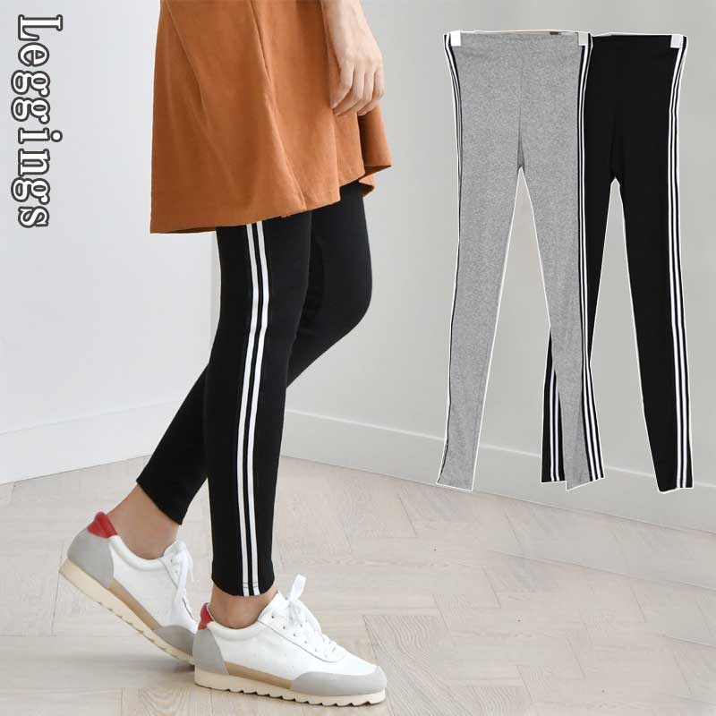 leggings with 2 stripes