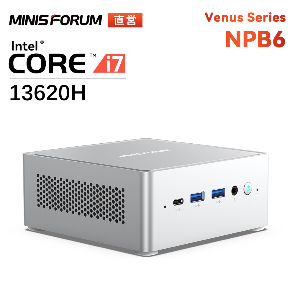 楽天市場】【☆18％OFFクーポンx2倍ポイント】MINISFORUM Venus UN1265 