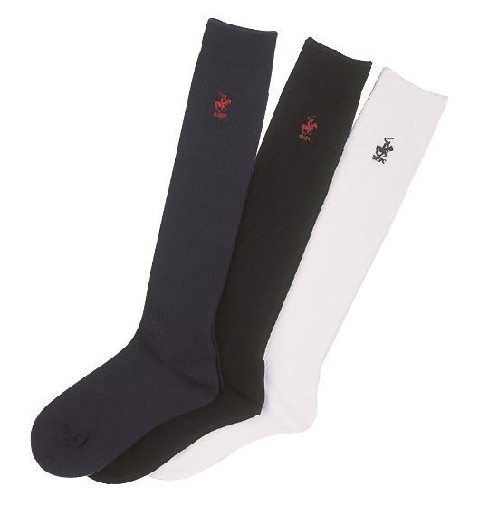 楽天市場 ネコポスｏｋ ビバリーヒルズポロクラブ ハイソックス 38cm丈 ワンポイント刺繍 24 26cm 大きいサイズ レディース靴下 スクールソックス スクールショップコヤマ