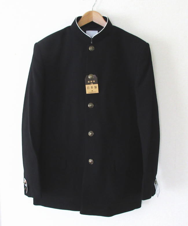 ブイヨット学生服 155A 日本製 標準型 未使用品 新品 富士ヨット 男子標準 学生服 上 155A 学ラン 標準型学生服