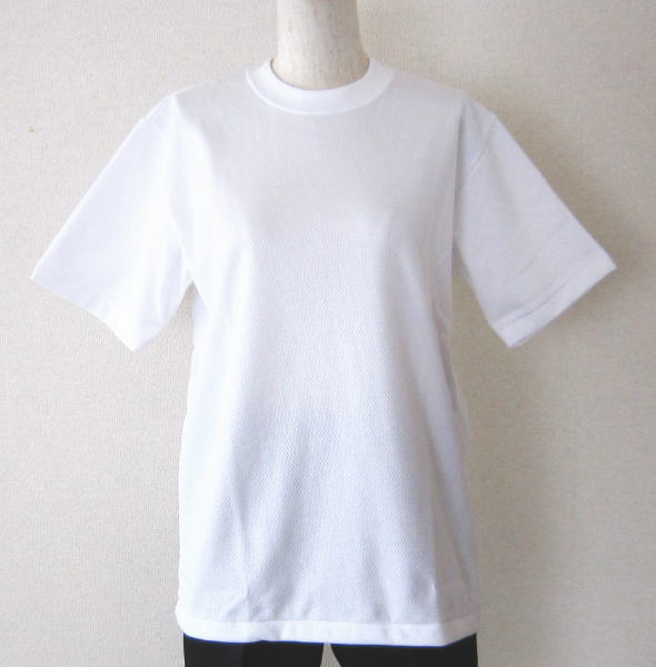 子供用 体操服/半袖トレシャツ Sneed(スニード)製 (110 J-5) 白